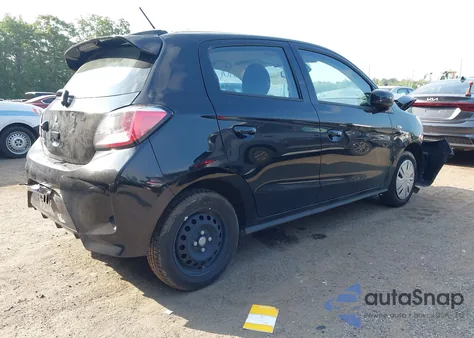 2024 Mitsubishi Mirage Es/Le z USA, uszkodzony, nr VIN ML32AUHJ4RH023051